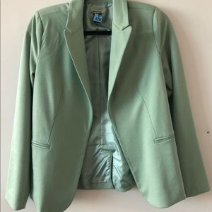 Nordstrom’s mint blue lined blazer, small